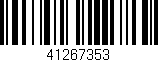Código de barras (EAN, GTIN, SKU, ISBN): '41267353'