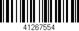 Código de barras (EAN, GTIN, SKU, ISBN): '41267554'