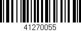 Código de barras (EAN, GTIN, SKU, ISBN): '41270055'