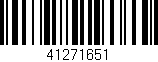 Código de barras (EAN, GTIN, SKU, ISBN): '41271651'