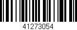 Código de barras (EAN, GTIN, SKU, ISBN): '41273054'