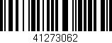 Código de barras (EAN, GTIN, SKU, ISBN): '41273062'