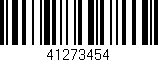 Código de barras (EAN, GTIN, SKU, ISBN): '41273454'