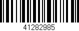Código de barras (EAN, GTIN, SKU, ISBN): '41282985'