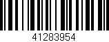 Código de barras (EAN, GTIN, SKU, ISBN): '41283954'