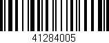 Código de barras (EAN, GTIN, SKU, ISBN): '41284005'