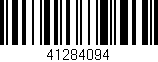Código de barras (EAN, GTIN, SKU, ISBN): '41284094'