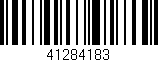Código de barras (EAN, GTIN, SKU, ISBN): '41284183'