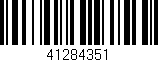 Código de barras (EAN, GTIN, SKU, ISBN): '41284351'