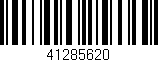 Código de barras (EAN, GTIN, SKU, ISBN): '41285620'
