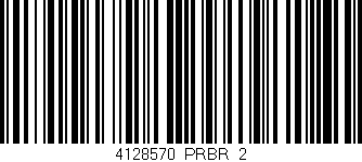 Código de barras (EAN, GTIN, SKU, ISBN): '4128570/PRBR_2'