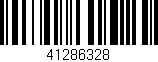Código de barras (EAN, GTIN, SKU, ISBN): '41286328'