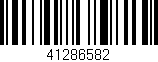 Código de barras (EAN, GTIN, SKU, ISBN): '41286582'