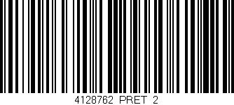 Código de barras (EAN, GTIN, SKU, ISBN): '4128762/PRET_2'