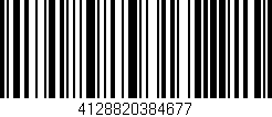 Código de barras (EAN, GTIN, SKU, ISBN): '4128820384677'