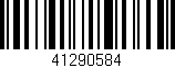 Código de barras (EAN, GTIN, SKU, ISBN): '41290584'