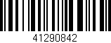 Código de barras (EAN, GTIN, SKU, ISBN): '41290842'