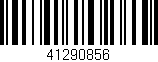 Código de barras (EAN, GTIN, SKU, ISBN): '41290856'