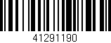 Código de barras (EAN, GTIN, SKU, ISBN): '41291190'