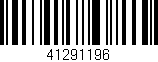 Código de barras (EAN, GTIN, SKU, ISBN): '41291196'