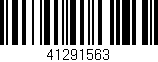 Código de barras (EAN, GTIN, SKU, ISBN): '41291563'