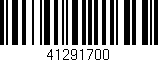Código de barras (EAN, GTIN, SKU, ISBN): '41291700'