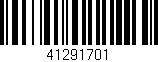 Código de barras (EAN, GTIN, SKU, ISBN): '41291701'
