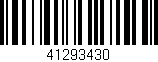 Código de barras (EAN, GTIN, SKU, ISBN): '41293430'