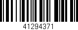 Código de barras (EAN, GTIN, SKU, ISBN): '41294371'