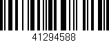 Código de barras (EAN, GTIN, SKU, ISBN): '41294588'