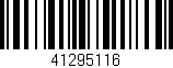 Código de barras (EAN, GTIN, SKU, ISBN): '41295116'