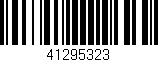 Código de barras (EAN, GTIN, SKU, ISBN): '41295323'
