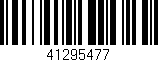 Código de barras (EAN, GTIN, SKU, ISBN): '41295477'