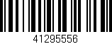 Código de barras (EAN, GTIN, SKU, ISBN): '41295556'