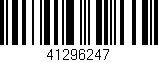 Código de barras (EAN, GTIN, SKU, ISBN): '41296247'