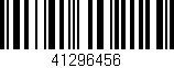 Código de barras (EAN, GTIN, SKU, ISBN): '41296456'