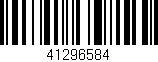 Código de barras (EAN, GTIN, SKU, ISBN): '41296584'