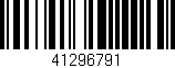 Código de barras (EAN, GTIN, SKU, ISBN): '41296791'