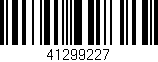 Código de barras (EAN, GTIN, SKU, ISBN): '41299227'
