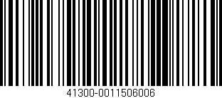 Código de barras (EAN, GTIN, SKU, ISBN): '41300-0011506006'
