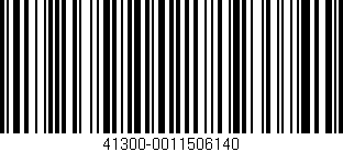Código de barras (EAN, GTIN, SKU, ISBN): '41300-0011506140'