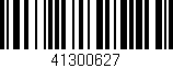 Código de barras (EAN, GTIN, SKU, ISBN): '41300627'