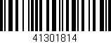 Código de barras (EAN, GTIN, SKU, ISBN): '41301814'
