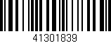 Código de barras (EAN, GTIN, SKU, ISBN): '41301839'