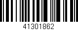 Código de barras (EAN, GTIN, SKU, ISBN): '41301862'