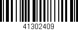 Código de barras (EAN, GTIN, SKU, ISBN): '41302409'