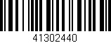 Código de barras (EAN, GTIN, SKU, ISBN): '41302440'