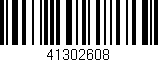 Código de barras (EAN, GTIN, SKU, ISBN): '41302608'