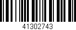 Código de barras (EAN, GTIN, SKU, ISBN): '41302743'