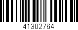Código de barras (EAN, GTIN, SKU, ISBN): '41302764'